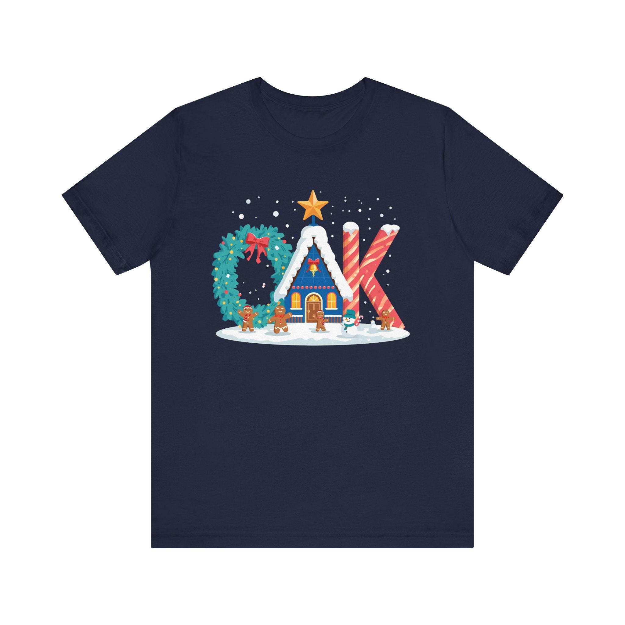 CAK Christmas Shirt – Festive Letter Art Tee | Christmas Gift | Bella Canvas 3001