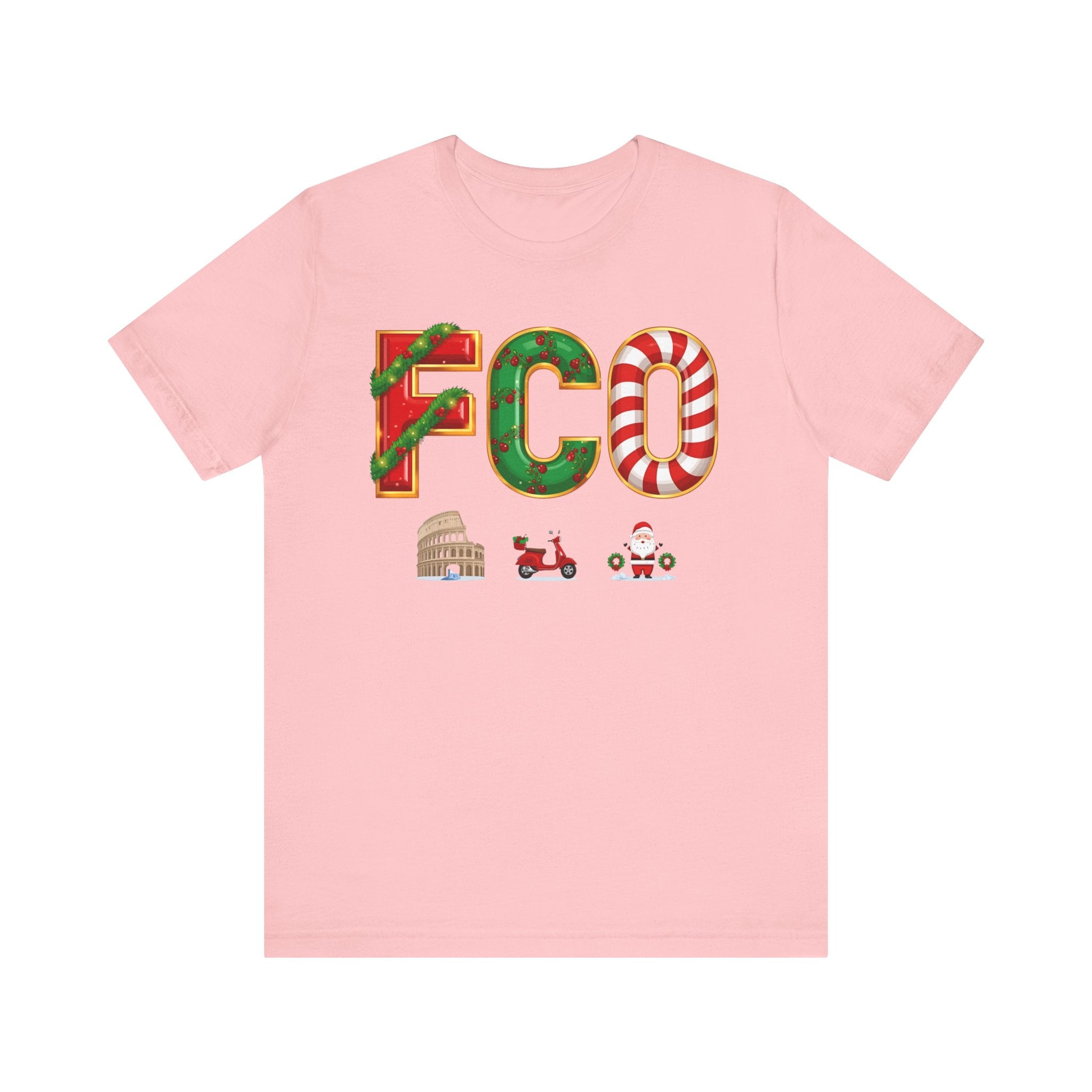 FCO Christmas Shirt – Festive Holiday Letters Tee | Christmas Gift | Bella Canvas 3001