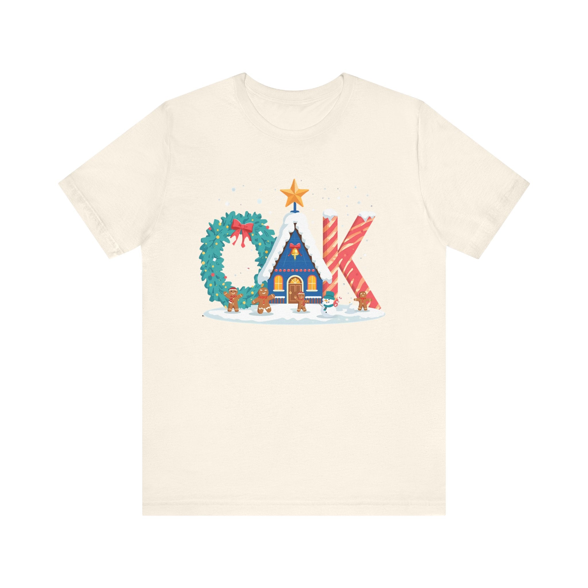 CAK Christmas Shirt – Festive Letter Art Tee | Christmas Gift | Bella Canvas 3001