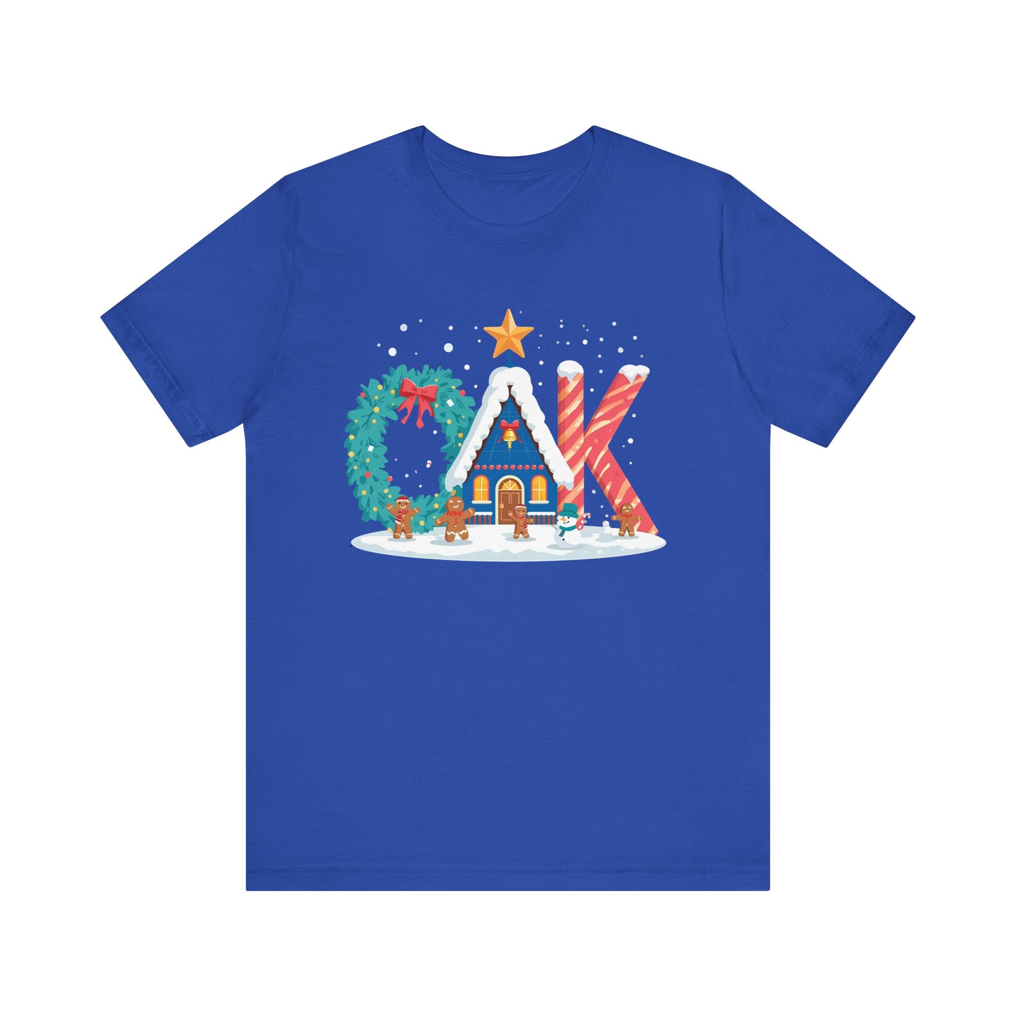 CAK Christmas Shirt – Festive Letter Art Tee | Christmas Gift | Bella Canvas 3001