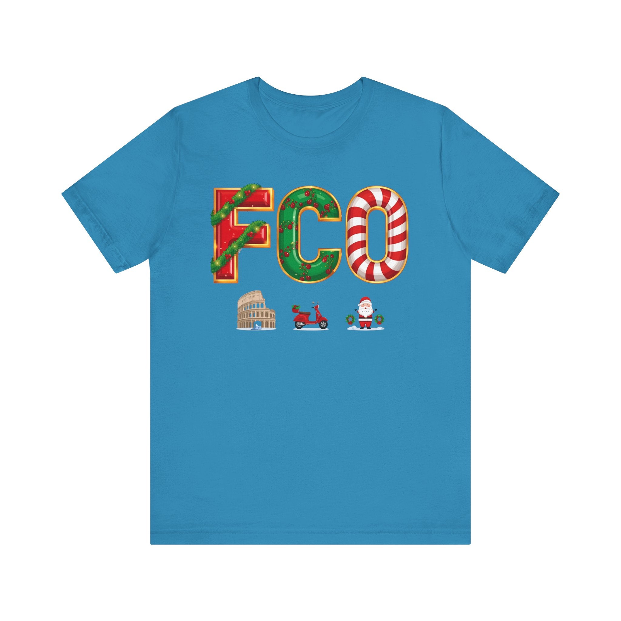 FCO Christmas Shirt – Festive Holiday Letters Tee | Christmas Gift | Bella Canvas 3001