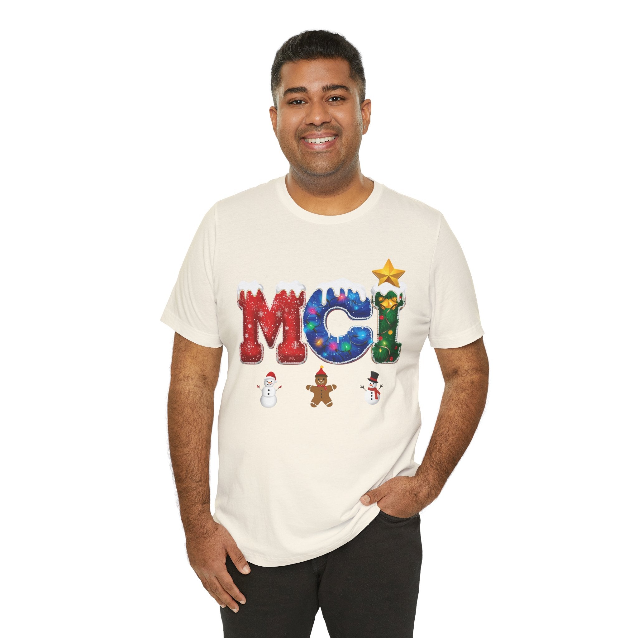 MCI Christmas Shirt – Kansas City Airport Holiday Lights Tee | Festive Travel Gift | Bella Canvas 3001