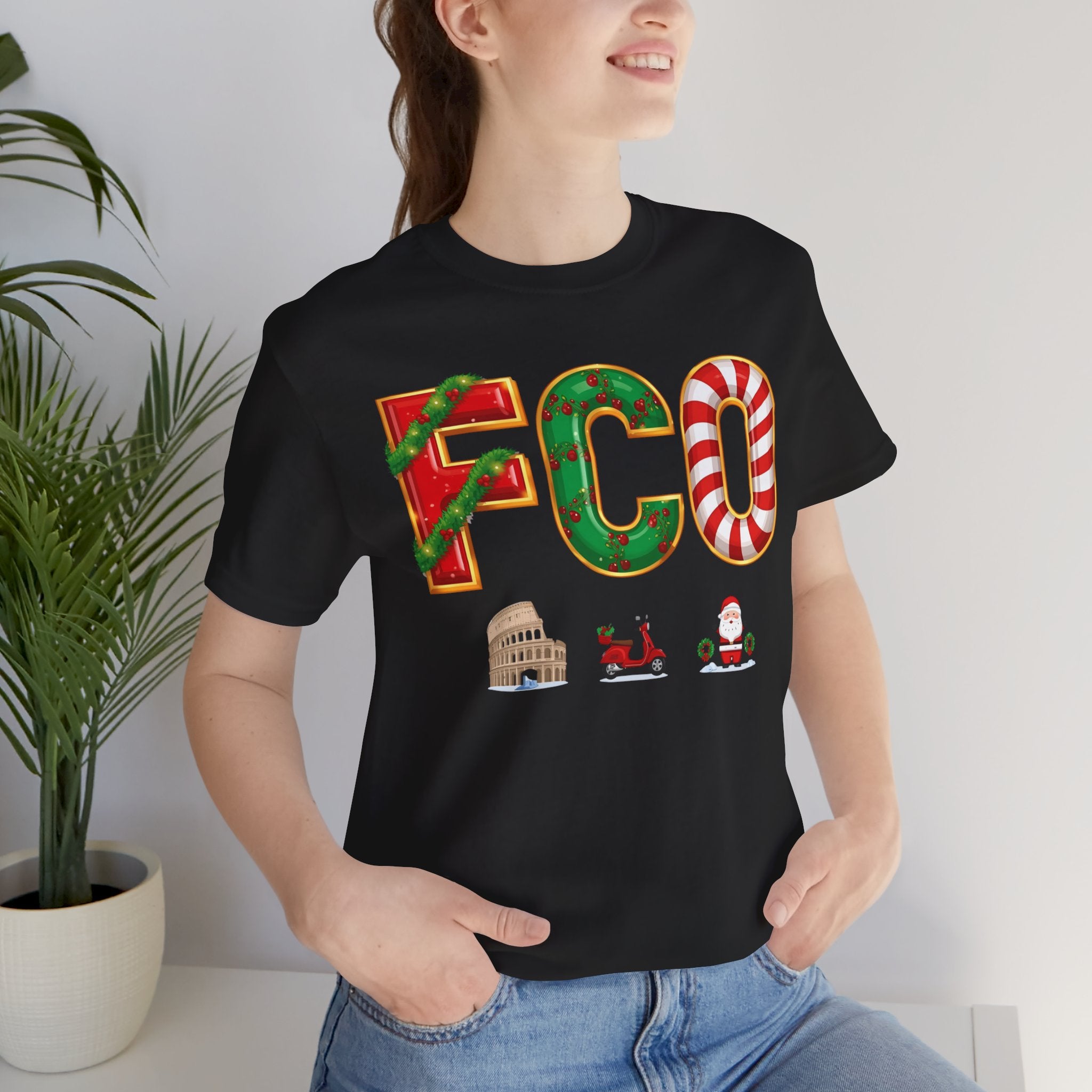 FCO Christmas Shirt – Festive Holiday Letters Tee | Christmas Gift | Bella Canvas 3001