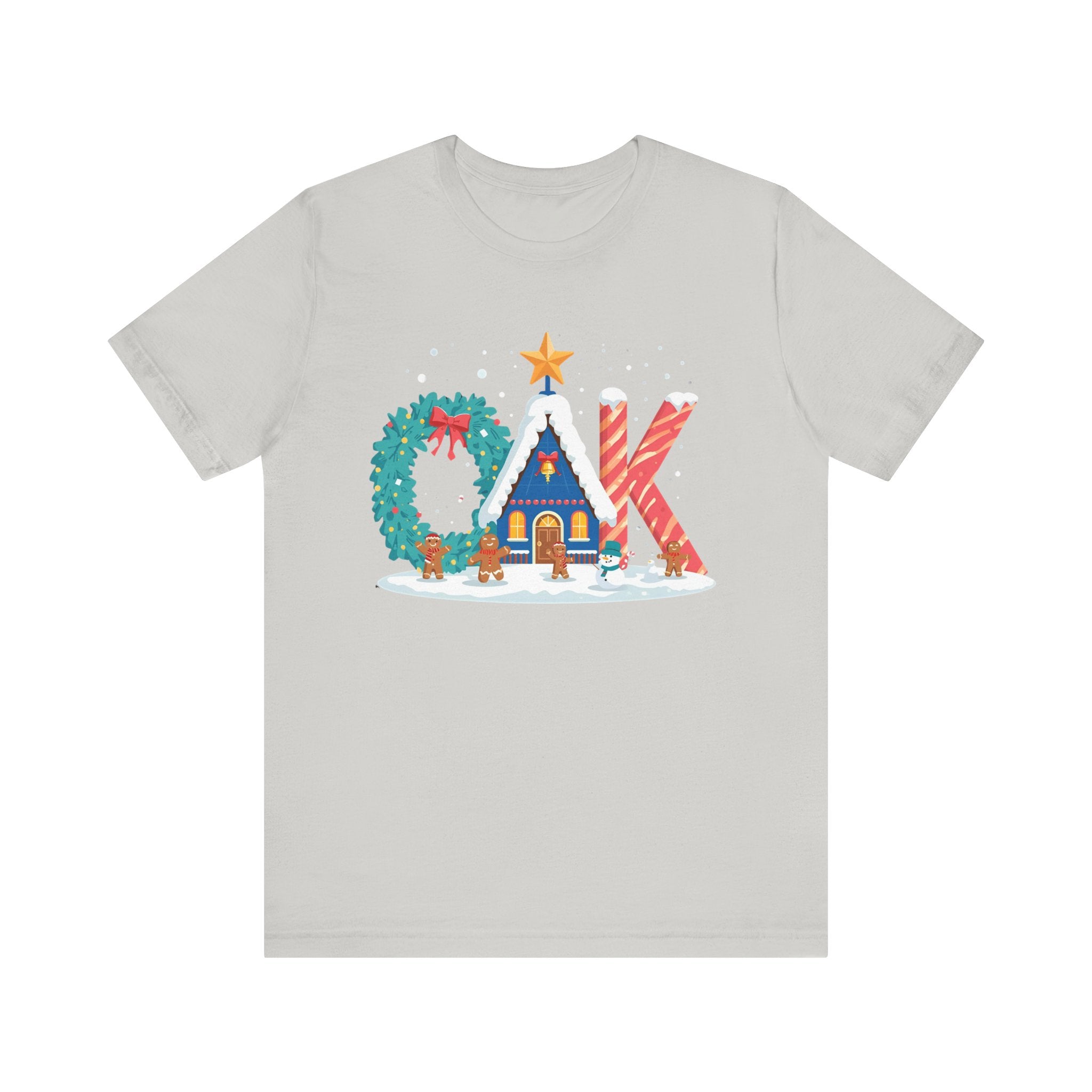 CAK Christmas Shirt – Festive Letter Art Tee | Christmas Gift | Bella Canvas 3001
