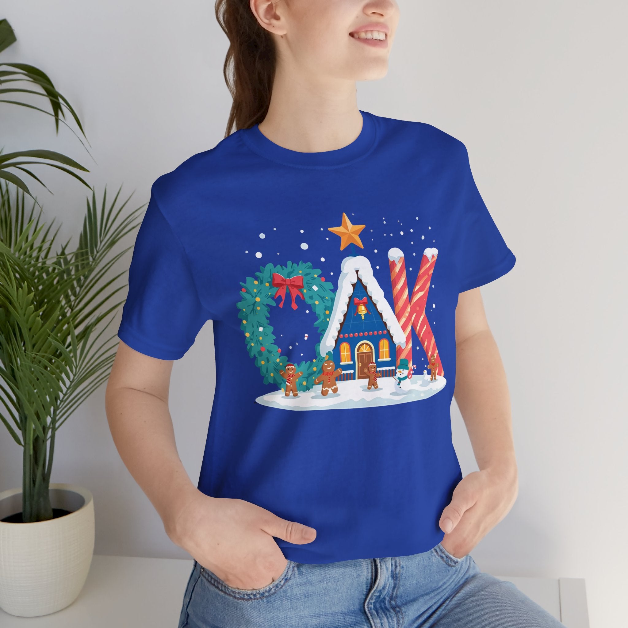 CAK Christmas Shirt – Festive Letter Art Tee | Christmas Gift | Bella Canvas 3001