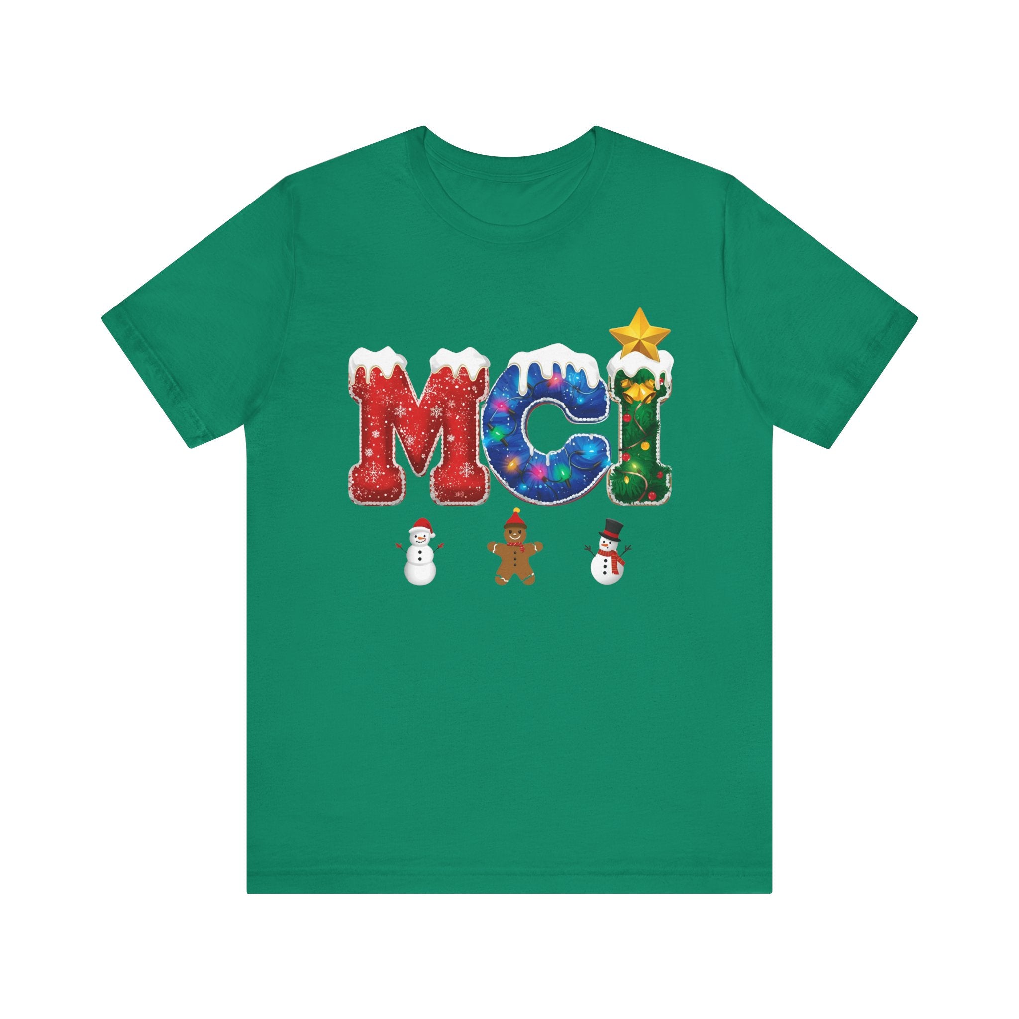 MCI Christmas Shirt – Kansas City Airport Holiday Lights Tee | Festive Travel Gift | Bella Canvas 3001