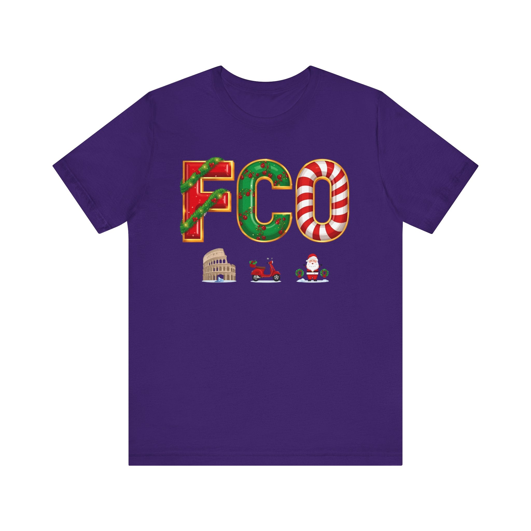 FCO Christmas Shirt – Festive Holiday Letters Tee | Christmas Gift | Bella Canvas 3001