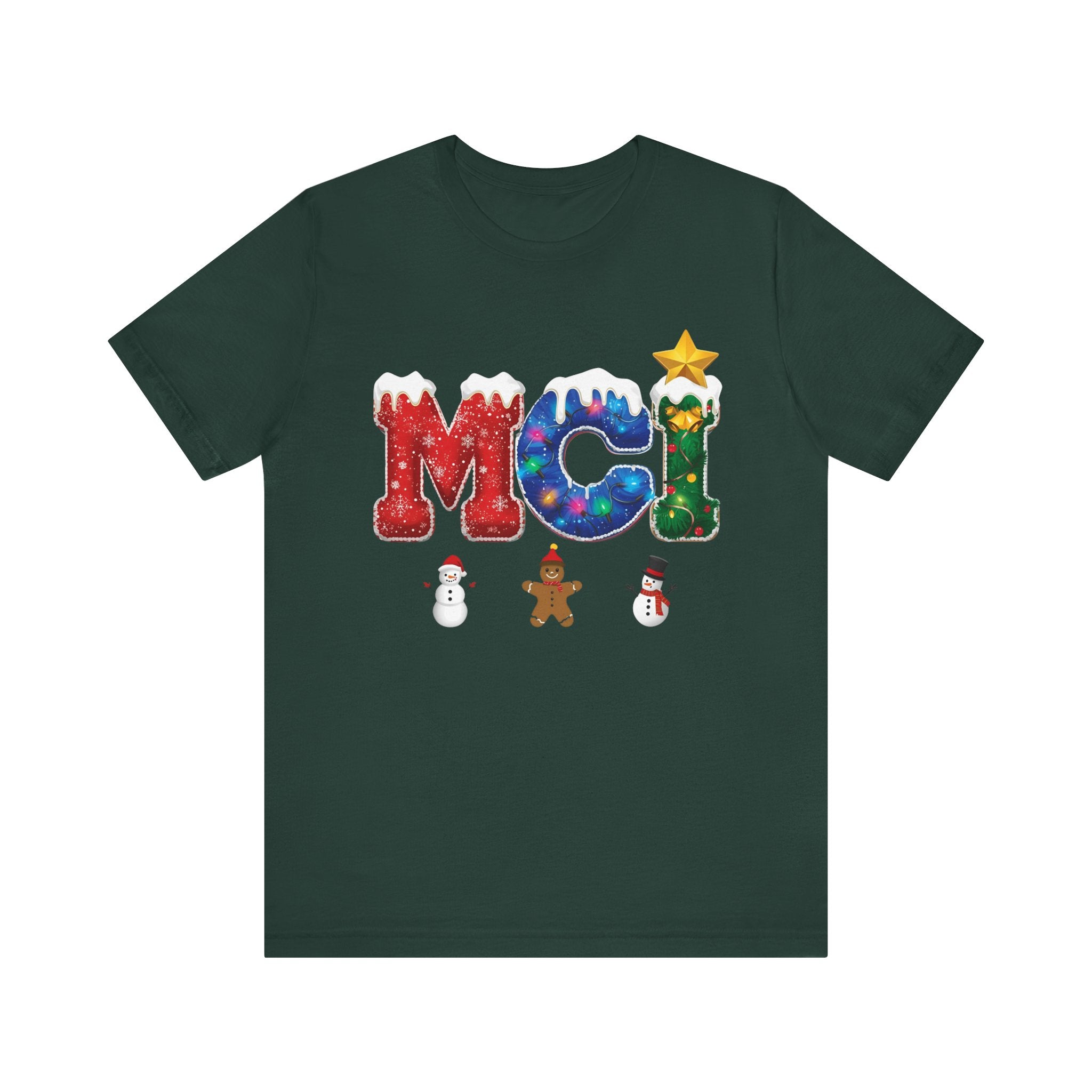 MCI Christmas Shirt – Kansas City Airport Holiday Lights Tee | Festive Travel Gift | Bella Canvas 3001